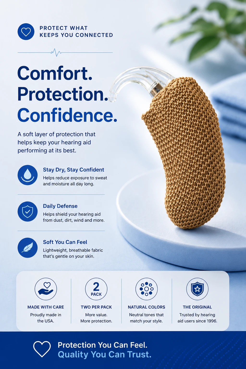 Hearing Aid Sweat Band manufacturing and product