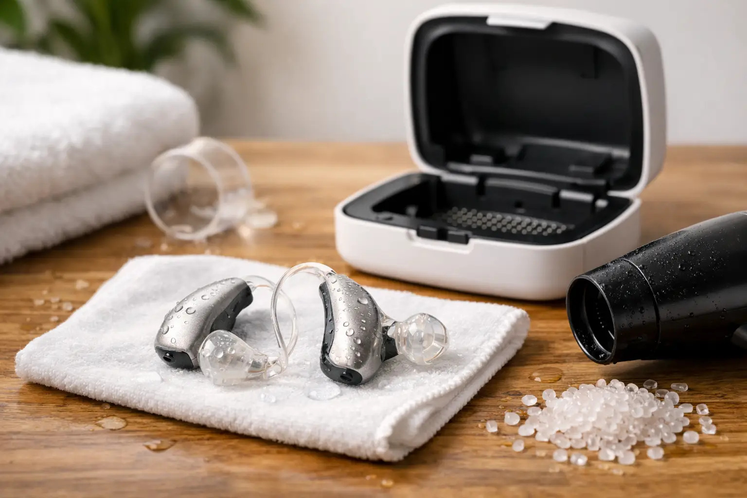 How to Dry Wet Hearing Aids Safely at Home