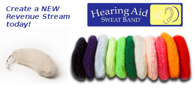 Resellers can make money with the ORIGINAL Hearing Aid Sweat Band&trade; - Help your Customers Protect Their Hearing Aid Investment