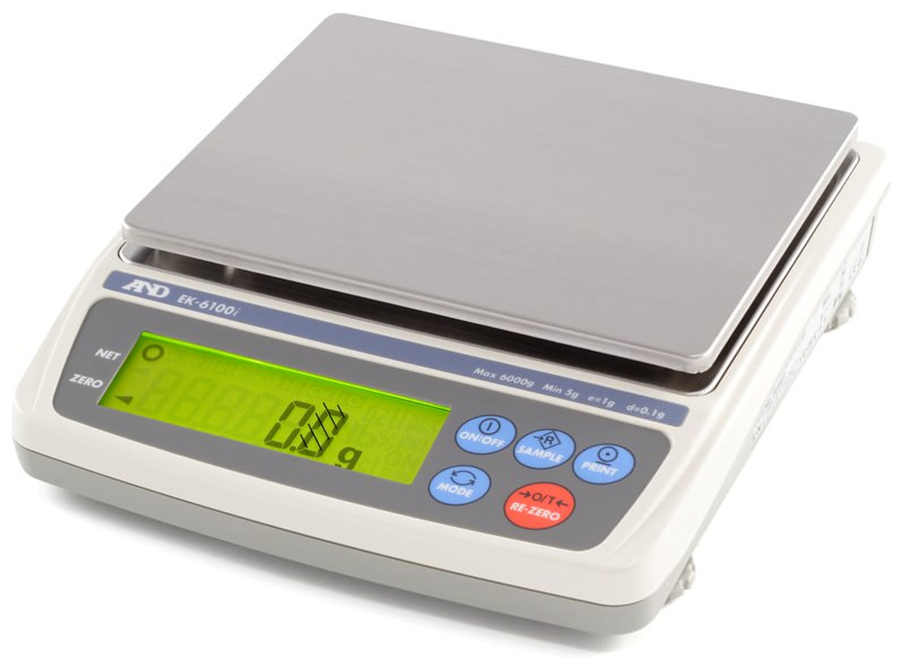 A&D EK-6100i Everest Compact Balance, 6000g x 0.1g - B1060A-11