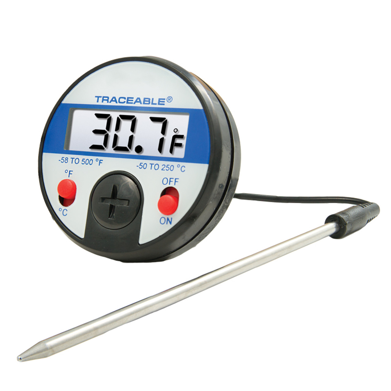 Control Company 4252 Traceable® Full-Scale Thermometer, ±0.5° C at Tested  Points - CON4252