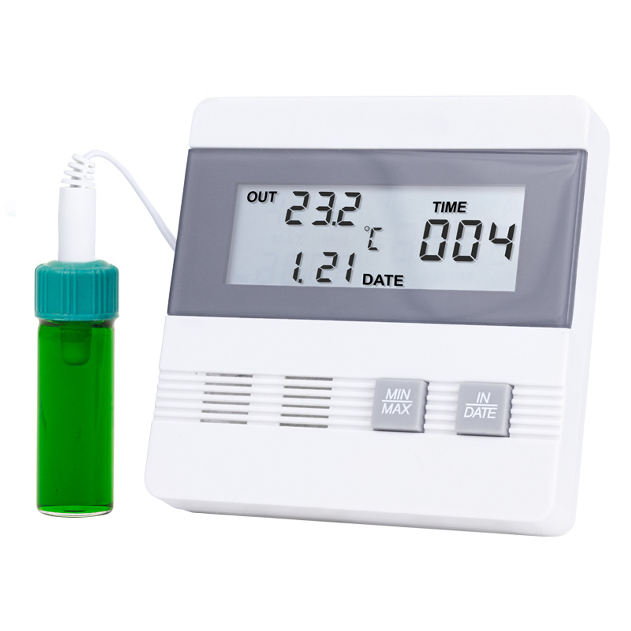 Traceable Calibrated Jumbo Fridge/Freezer Digital Thermometer, 1 Bottle Probe | Cole-Parmer