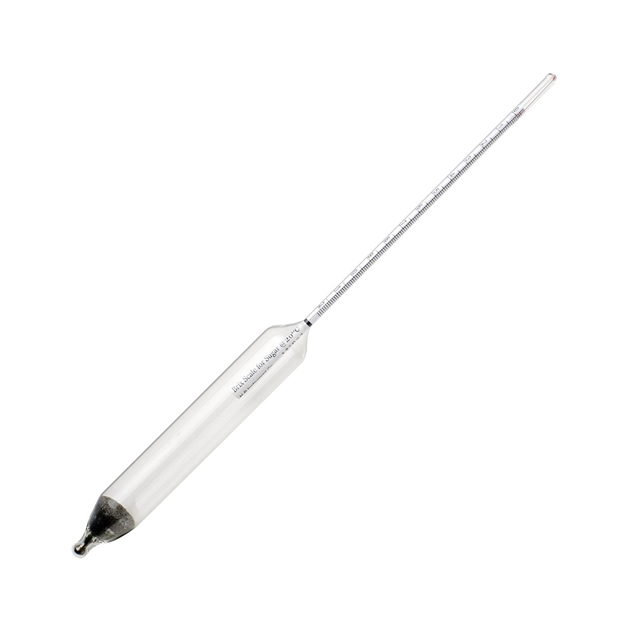 Brix Sugar Scale Hydrometer, Range 3951, Plain Form, 300mm Length