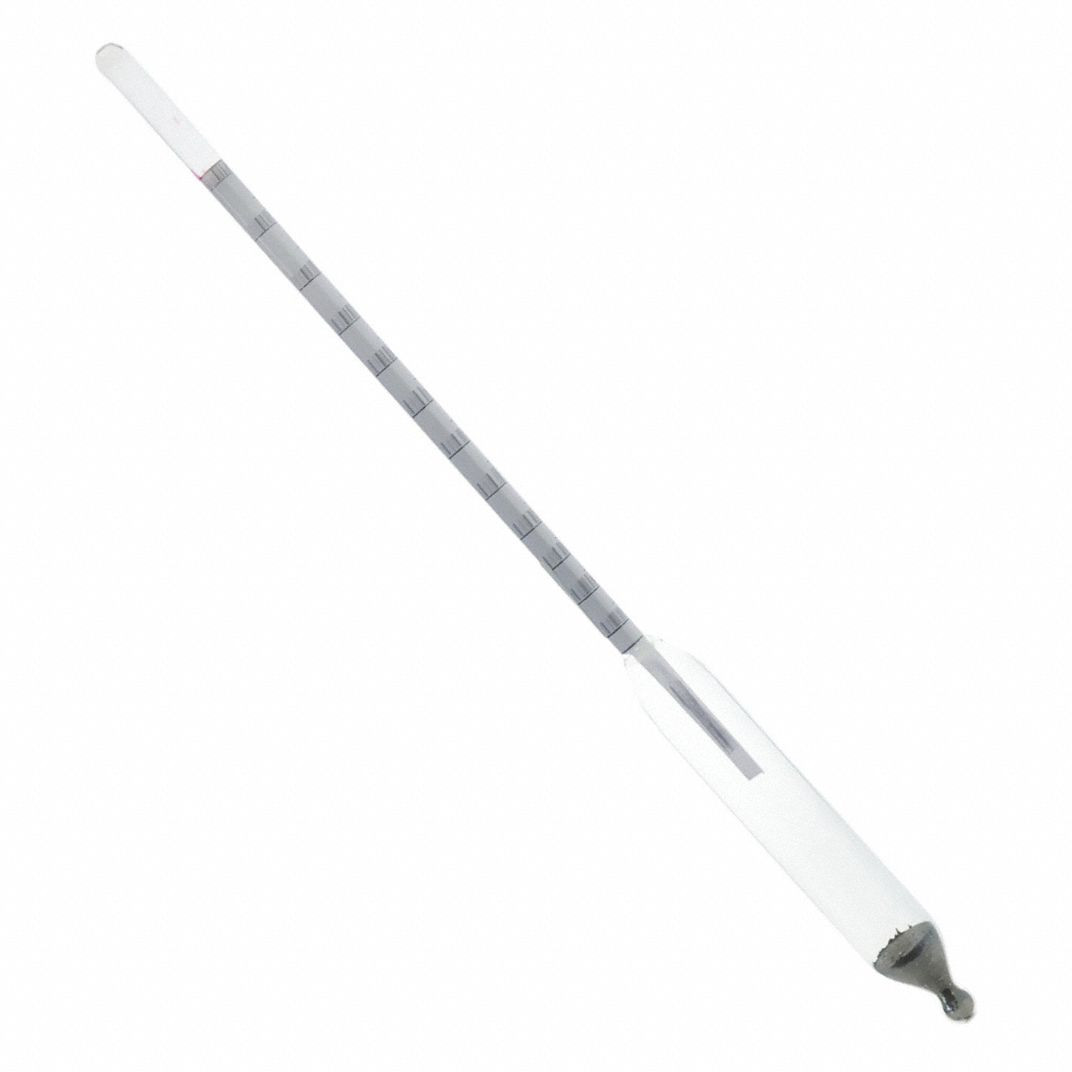 API Scale Hydrometer with Range of 1 to 11, Plain Form, 150mm Length