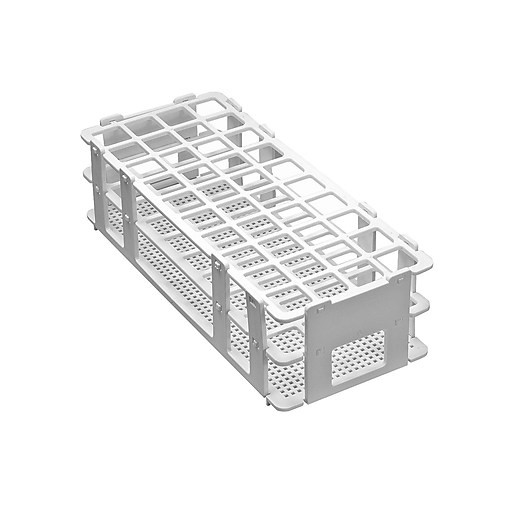 BEL-ART F18745-0002 40-Place Autoclavable White No-Wire Test Tube Racks ...