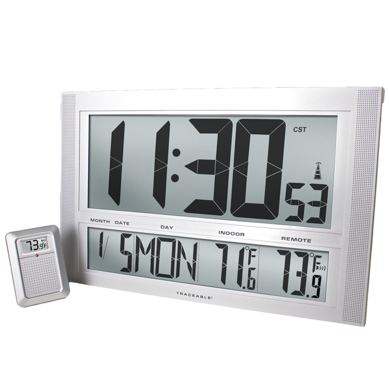 Temperature Humidity Traceable Clock