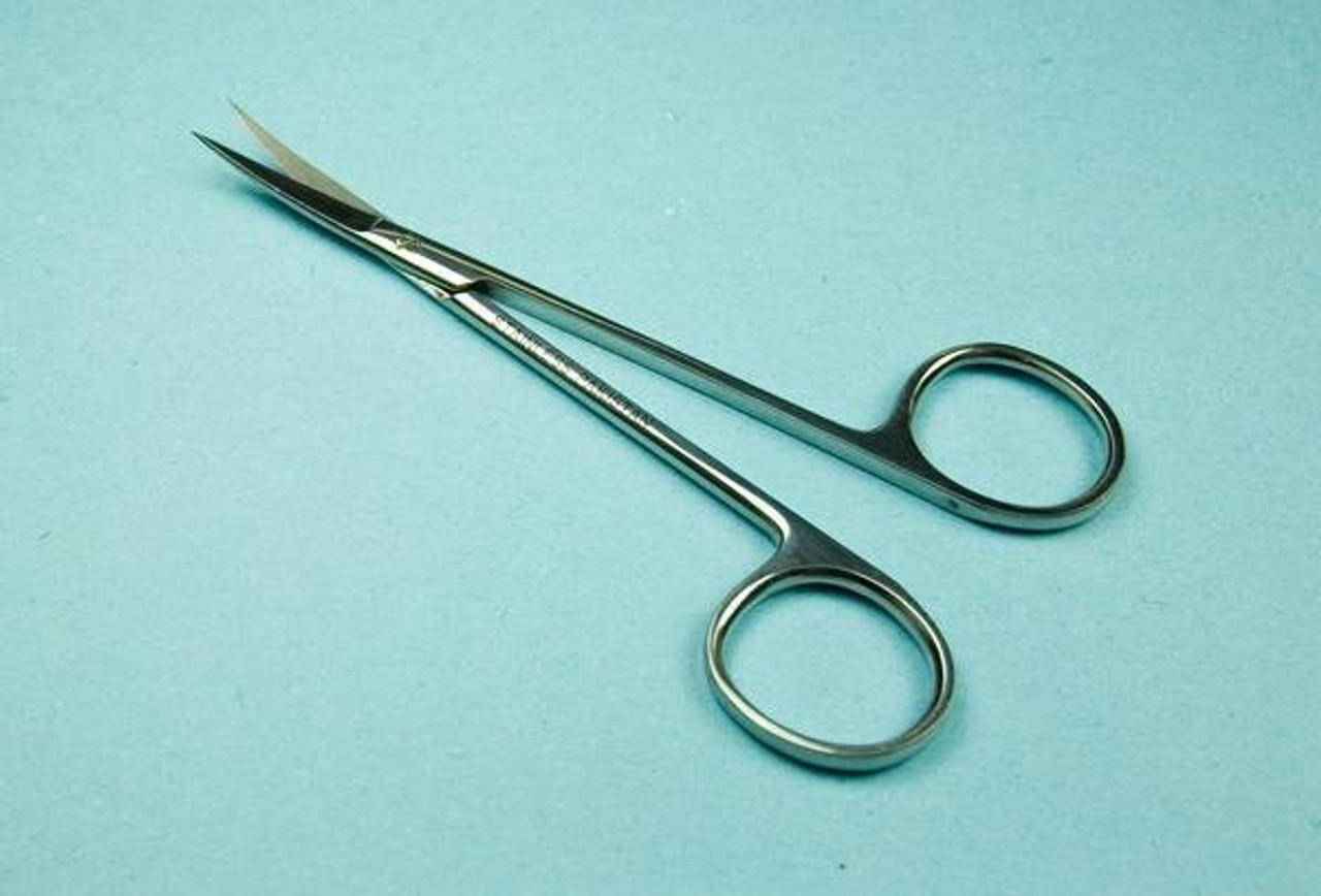 Iris Scissors with Curved Tip, Stainless Steel D2370 General Laboratory Supply