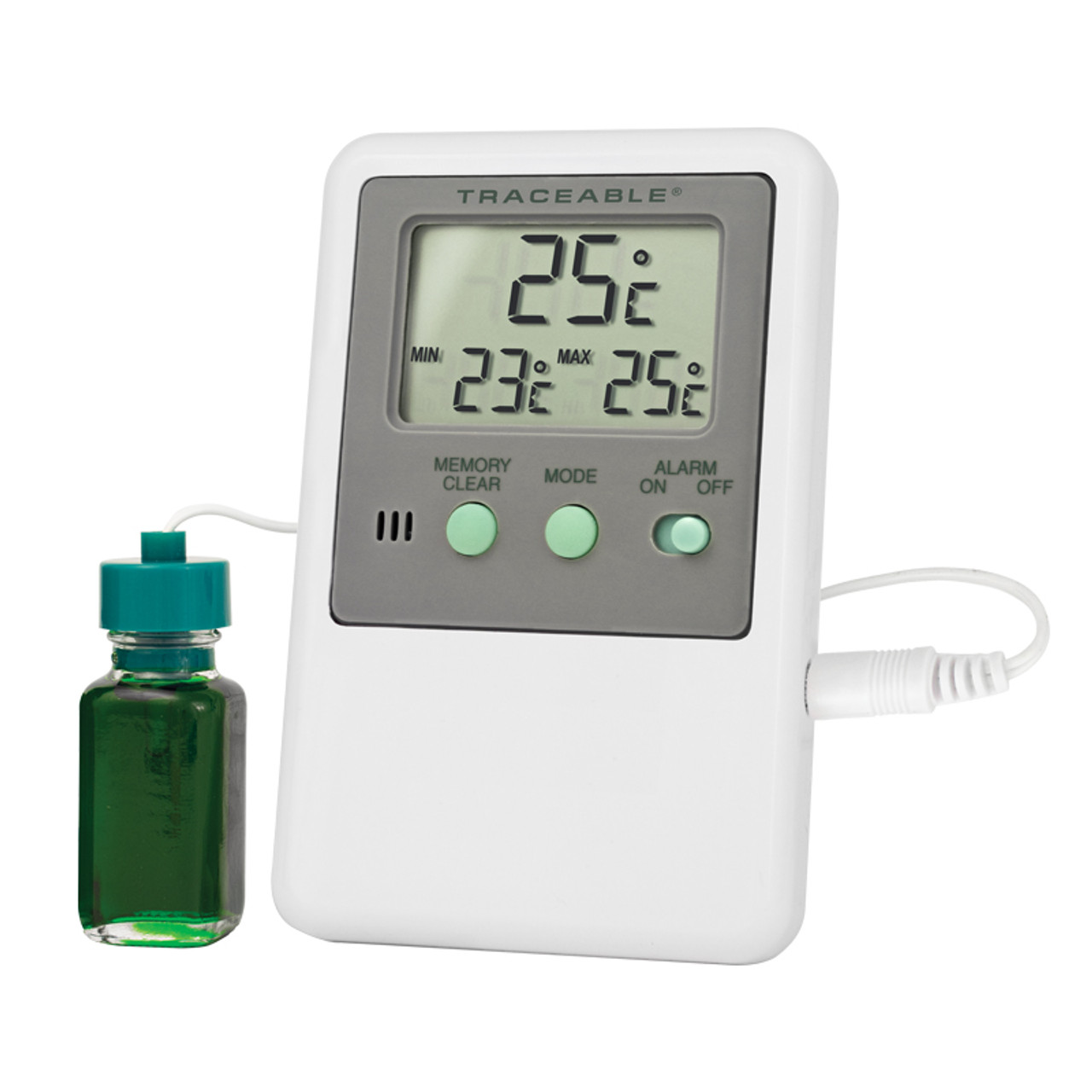 White Plastic Refrigerator Thermometer - Accurately Monitor