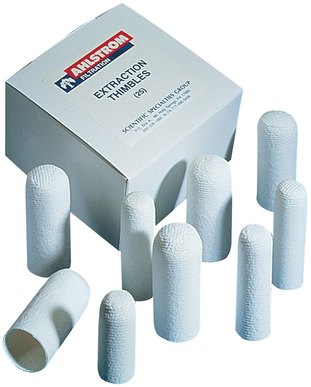 Ahlstrom-Munksjö 7100-4323 33 x 123mm Cellulose Extraction Thimbles ...