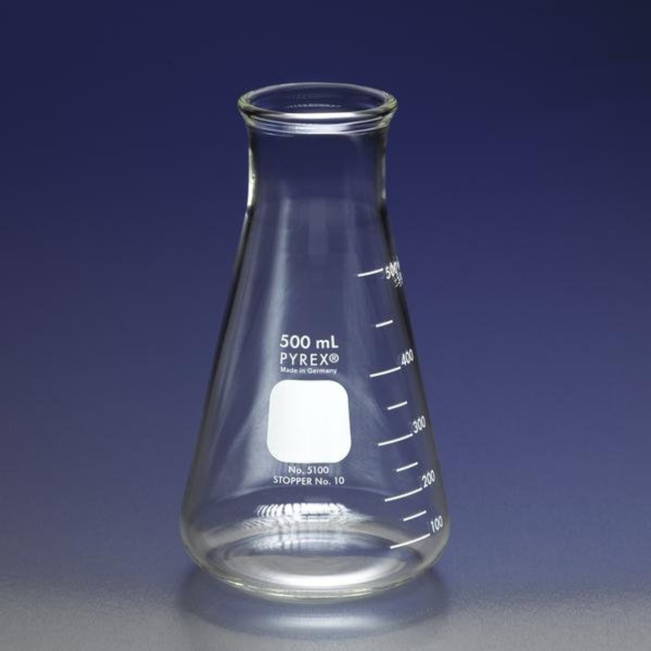 Pyrex® Heavy Duty Rim Borosilicate Glass Narrow Mouth Erlenmeyer
