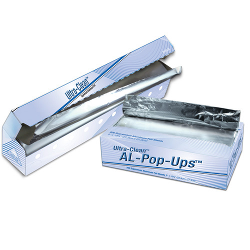 Control Company 3546 Ultra-Clean Premium Pop-Up Aluminum Foil Sheets, 9" x 10.75"