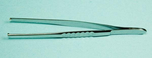 Straight Mouse-Tooth Dissecting Forceps, 1 x 2 Teeth. Stainless Steel