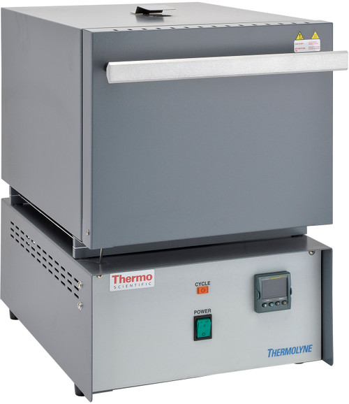 Thermo Scientific Thermolyne F48050-33 350 cu in Benchtop Muffle Furnace with D1 Controller, 240V EU Plug - F5160-18