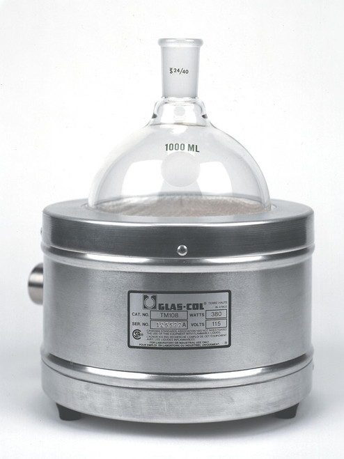 Glas-Col 100B TM96 Series TM Aluminum Round Bottom Flask Heating Mantle-115V_100mL
