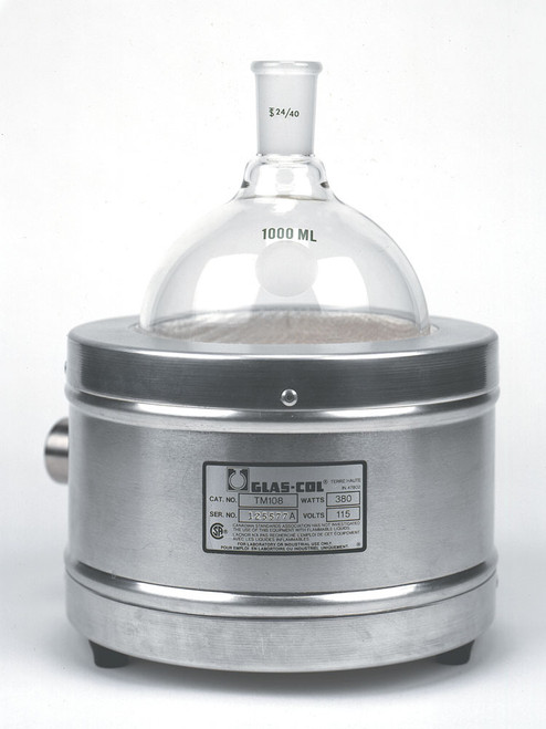 Glas-Col 100B TM97 Series TM Aluminum Round Bottom Flask Heating Mantle-230V_100mL