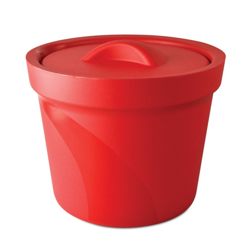 BEL-ART M16807-4003 Magic Touch 2 Red Ice Buckets with Lid, 4LT