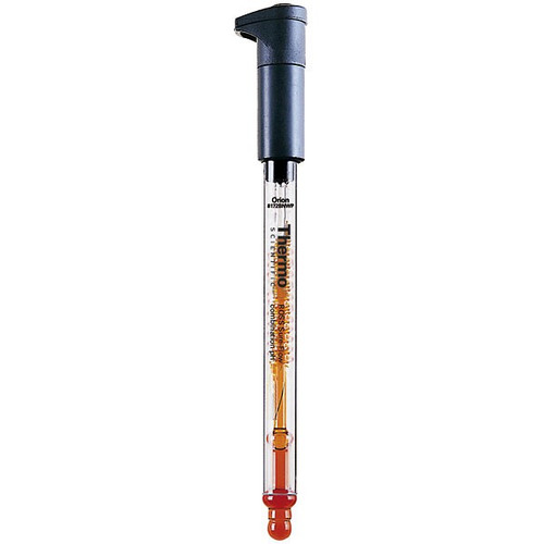 Thermo Scientific Orion 8172BNWP Glass Body ROSS Sure-Flow Refillable pH Electrode with Waterproof BNC Connector