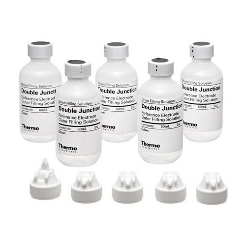 Thermo Orion 900003 Double Junction Sure-Flow Reference Electrode Outer Chamber Filling Solution, 5 x 60mL Bottles