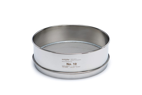 W.S. Tyler 5194 8in Full-Height All Stainless Steel Test Sieve, No