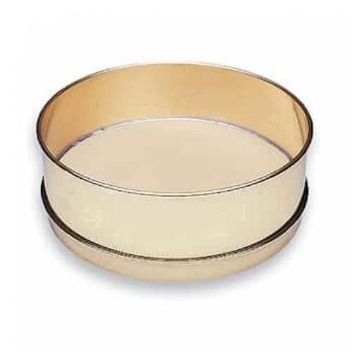 Dual US3-50B U.S. Standard No. 8 ASTM Test Sieves, 3" x 1" All Brass