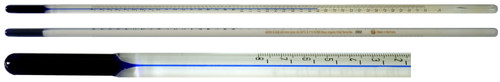 Thermco ACC130FBLS ASTM S130F Approved Blue Spirit Filled Non-Mercury Thermometer, Tank