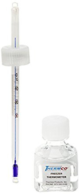 Thermco ACCR0201BLST Accu-Safe Refrigerator Thermometer in Enclosed Chamber Verification Bottle, -5 to 15° C