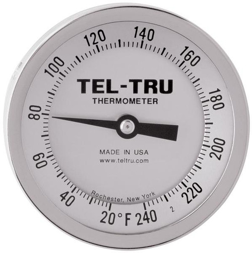 Dial Thermometers, 3" Face with 12" Stem