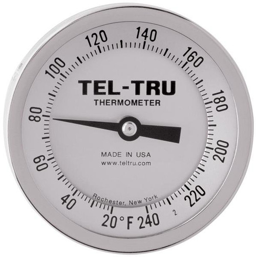 Dial Thermometers, 3" Face with 6" Stem