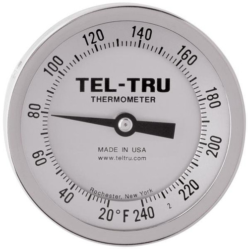 Dial Thermometers, 2" Face with 9" Stem