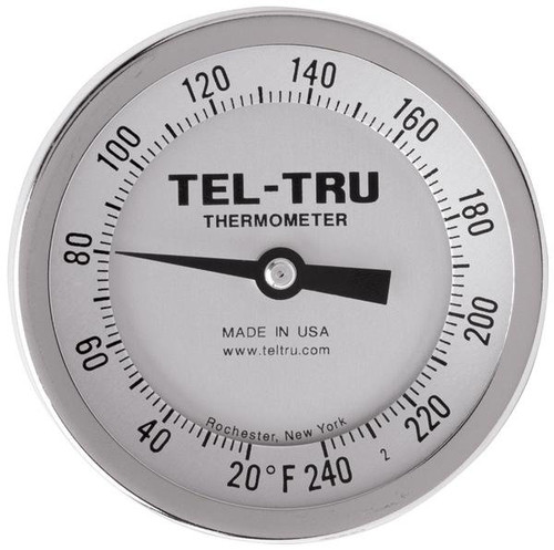 Dial Thermometers, 5" Face with 2-1/2" Stem