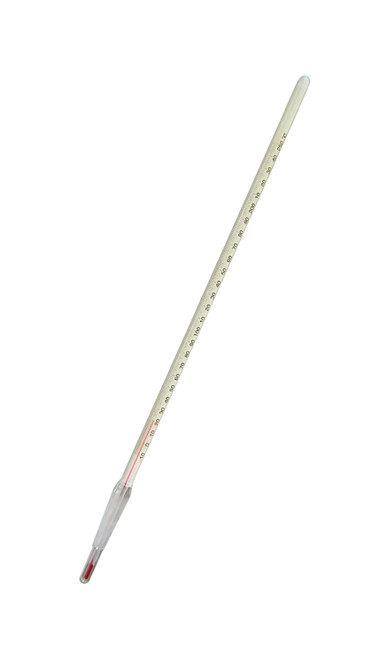 Precision 10/30 Standard Taper Joint -10 to 360°C Thermometer, 125mm Immersion with Mercury Fill