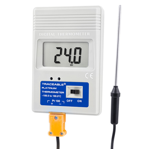 Control Company 4372 Traceable Flip-Stick Thermometer, Accuracy: +/-1.0  Degree C