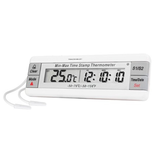 Control Company 4305 Traceable® Recording Thermometer with Bottle Probe -  CON4305 - General Laboratory Supply
