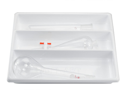 BEL-ART H18648-0000 Three Compartment Lab Organizing Tray