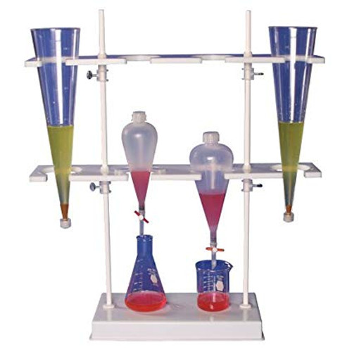 BEL-ART H18967-0000 Separatory Funnel and Imhoff Cone Rack