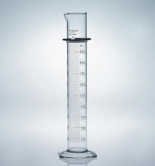 Corning 3026-2L PYREX® 2LT Class A Double Metric Scale TD Graduated Cylinder