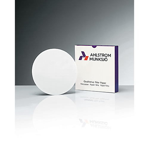 Ahlstrom-Munksjö 9500-0470 4.70cm Qualitative Slow Speed Filter Paper, 2.0 μm Retention, Wet Strengthened