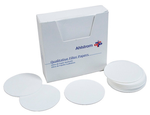 Ahlstrom Munksjö 6010-0900 9.00cm Qualitative Medium Speed Filter Paper, 2.5um Retention