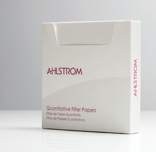 Ahlstrom Munksjö 0950-0210 2.1cm Hardened Ashless Quantitative Filter Paper, 1.5um Retention, Slow Speed