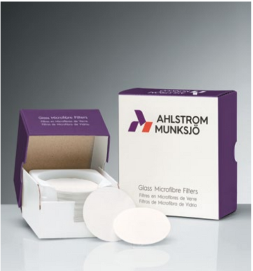 Ahlstrom Munksjö 1610-0240 2.4cm Glass Microfiber Filter Paper, Medium Speed, 1.1um Retention