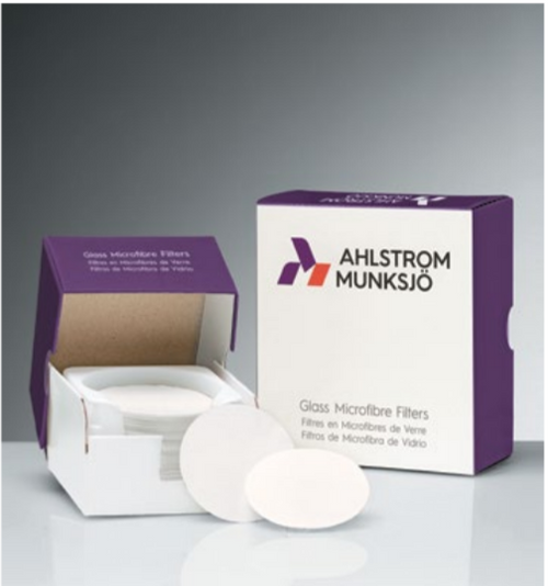 Ahlstrom Munksjö 1610-0370 3.7cm Glass Microfiber Filter Paper, Medium Speed, 1.1um Retention