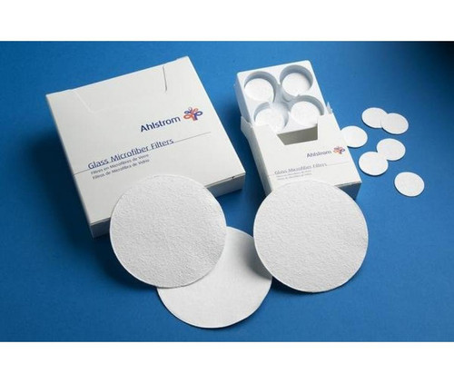 Ahlstrom Munksjö 1510-0700 7.00cm Glass Microfiber Filter Paper, Slow Speed, 0.7um Retention