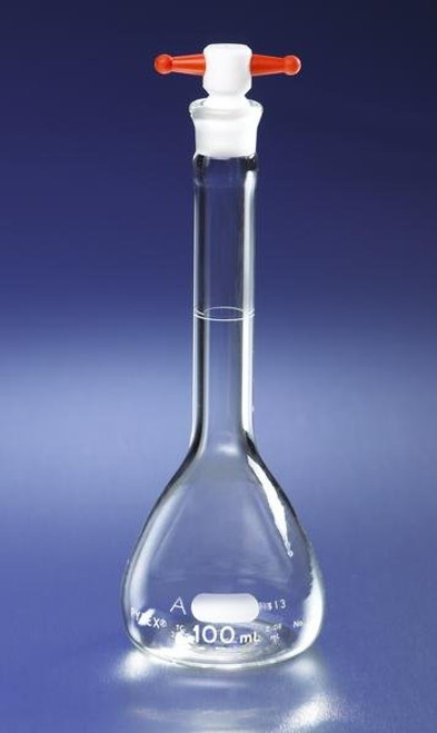 Corning 5644-500 PYREX® 500mL Class A Volumetric Flask with PTFE Stopper