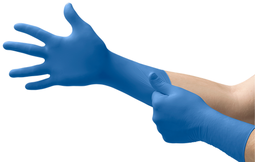 Microflex SG375-XL SafeGrip 14.2 mil Powder-Free Latex Exam Gloves X-Large - G2743E-4