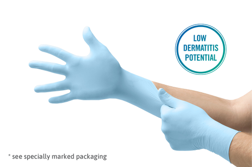 Microflex XC-310-S EXCEED 4.3mil Powder-Free Nitrile Exam Gloves Small - G3192X-2