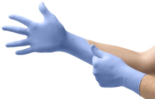 Microflex FFS-700-L FreeForm SE 5.1 mil Powder-Free Nitrile Exam Gloves Large - G3192-3