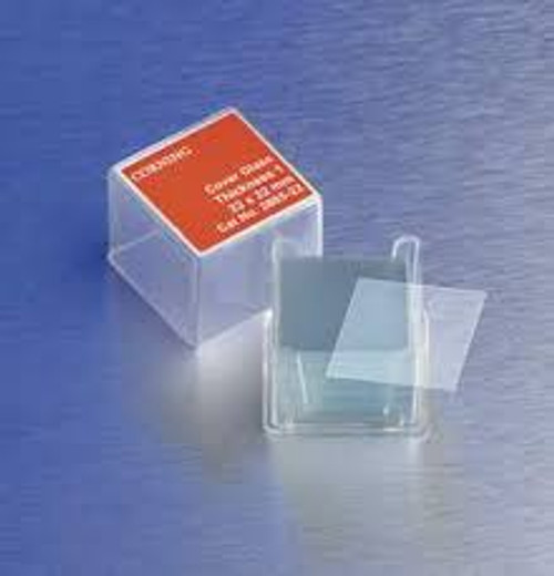 Corning 2855-22 Square No.2 Cover Glass, 22x22mm