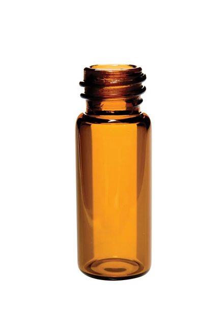 Thermo National Scientific C4015-S2 4mL Amber Silanized Screw Cap Vials with Flat Bottom - NC4015-S2