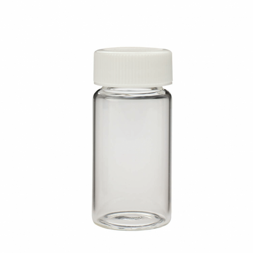 Wheaton 986540 20mL Glass Scintillation Vials with 24-400 PE Disc Lined Urea Caps - V7520-8