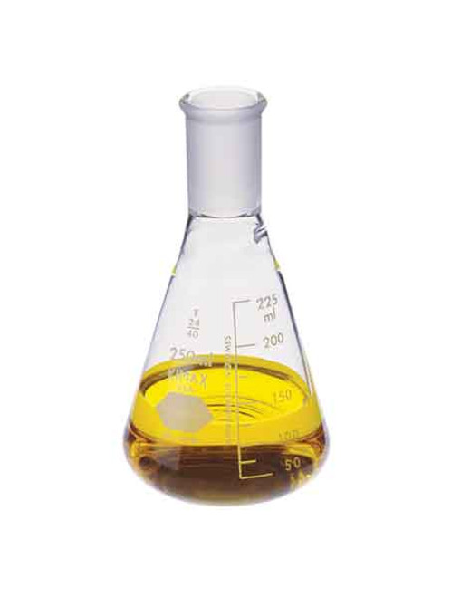 Kimble 26510 KIMAX Narrow Mouth Erlenmeyer Flasks with Standard Taper Joint.